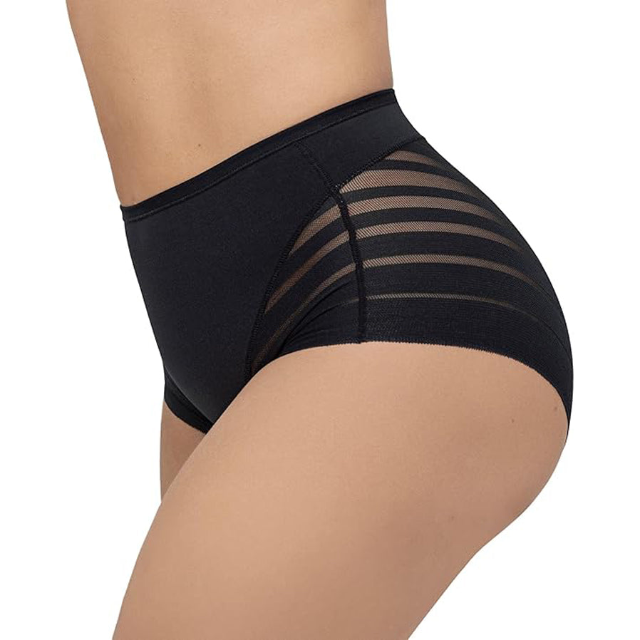 Cueca redutora efeito tanga preto